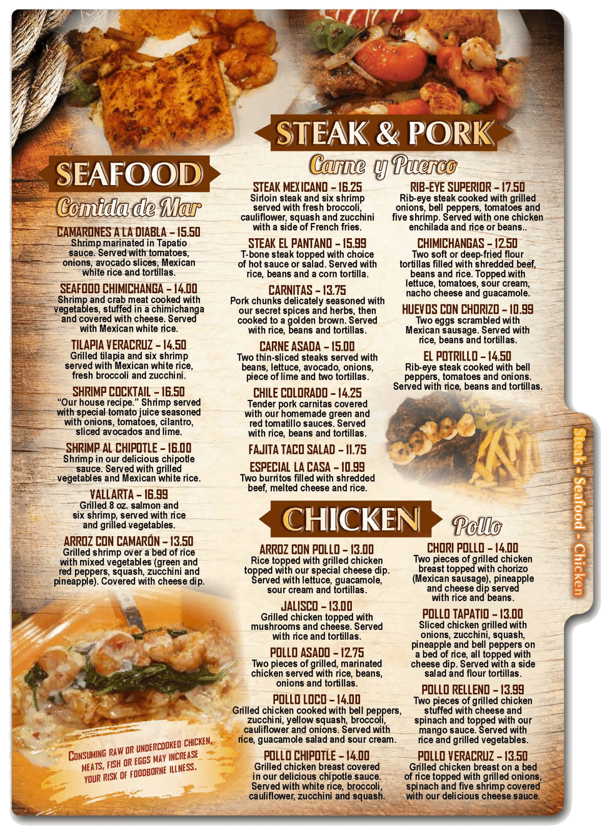 Checkout Our Excellent Menu Los Potrillos