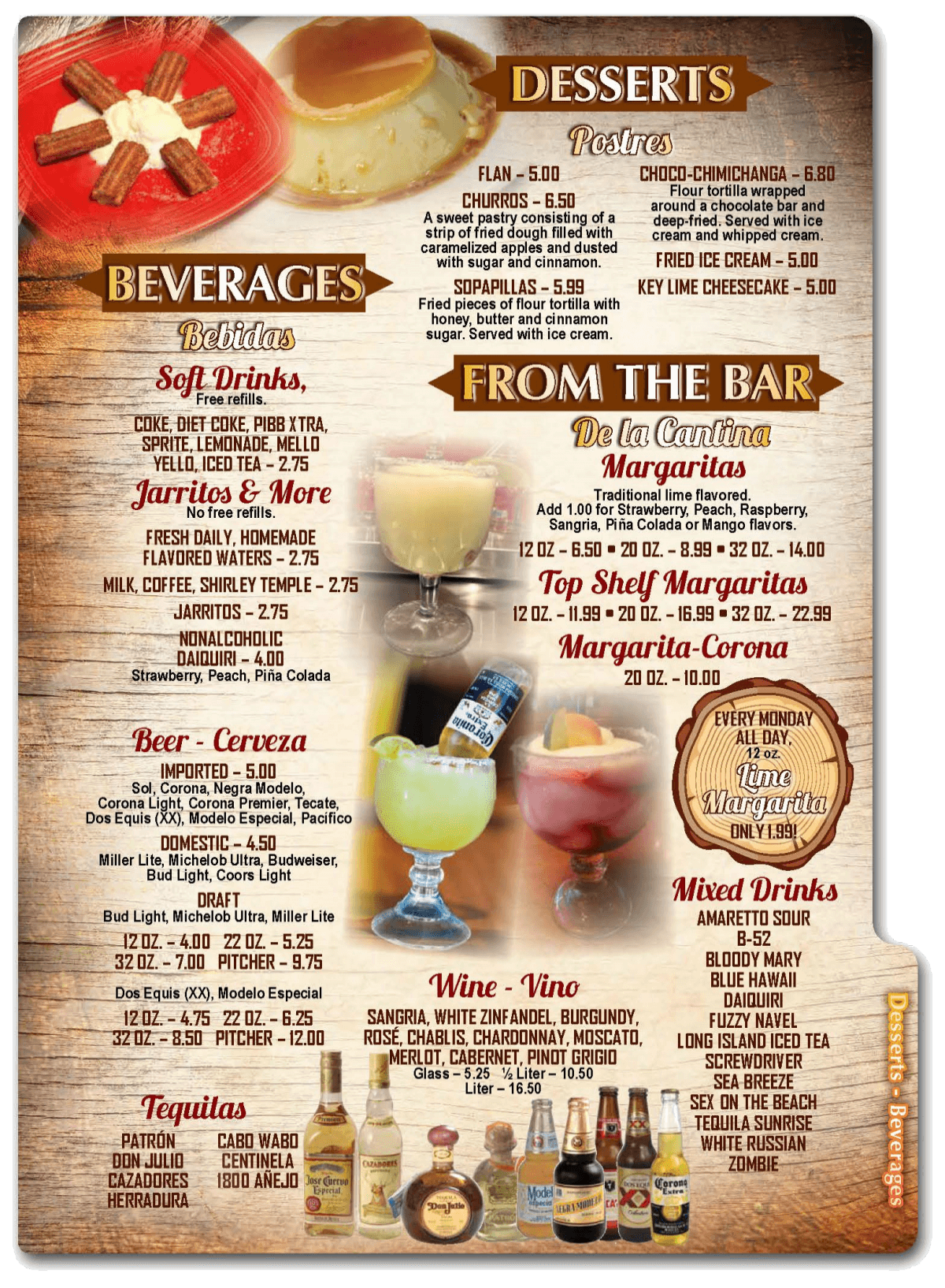 Checkout Our Excellent Menu Los Potrillos